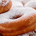 Powdered sugar donuts